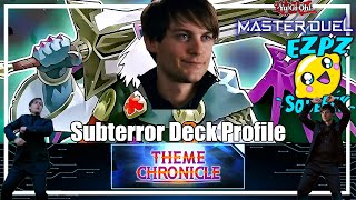 Subterror Theme Chronicle Deck Profile YuGiOh Master Duel January 2024 [upl. by Hanah]