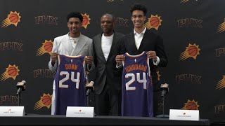 Suns Introduce Draft Picks [upl. by Kirsten]