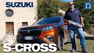 Suzuki SCROSS Full Hybrid AllGRIP  Abitacolo motore consumi  TEST come va impressioni di guida [upl. by Aenneea481]