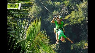 Zipline By Canopy River Puerto Vallarta Mexico [upl. by Ashwell]