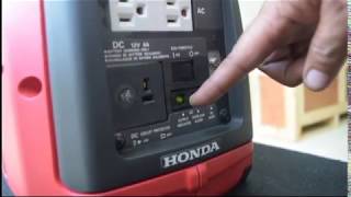 VIDEO PERSIAPAN SEBELUM MENGOPERASIKAN GENERATOR  GENSET HONDA EU10i [upl. by Llekcir]