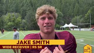 ASU WR Jake Smith after Camp T scrimmage [upl. by Assirem]