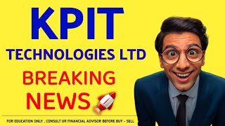 KPIT TECHNOLOGIES SHARE LATEST NEWS kpittechnologiesshare kpittech kpittechnologiessharenews iex [upl. by Hendrika]