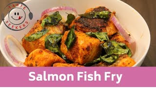 Salmon Fish Fry Kerala Style [upl. by Loferski]