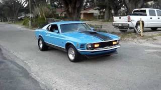 1970 Mach1 burnout [upl. by Yodlem]