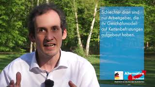 Interview zum Änderungsantrag des Teilzeit und Befristungsgesetzes  Norbert Kleinwächter AfD [upl. by Eimar]