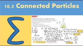 105 Connected particles STATISTICS AND MECHANICS 1  Chapter 10 Forces and motion [upl. by Adnertal133]