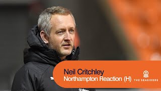 quotBack to back wins and a clean sheet is pleasingquot  Neil Critchley  Northampton Reaction [upl. by Muldon904]