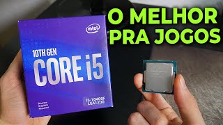 O MELHOR PROCESSADOR CUSTO BENEFÍCIO DA INTEL PRA JOGOS CORE I5 10400F  ANÁLISE [upl. by Ggerk]