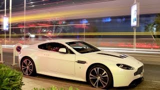 AstonMartin V12 Vantage│Startup amp acceleration [upl. by Diarmit]