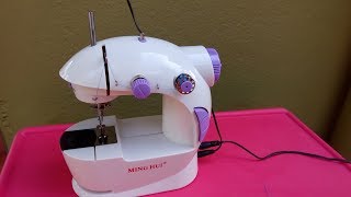 How to use mini sewing machine  Tamil [upl. by Harlamert]