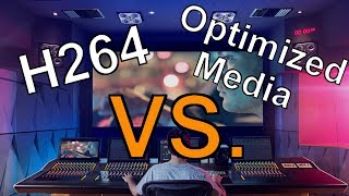 H264 VS Optimized Media Showcase [upl. by Ecinahc]