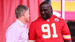 Tamba Hali Introduced as Chiefs 2024 Hall of Fame Inductee [upl. by Gregg]