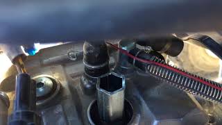 2013 Yamaha YFZ450 Spark Plug Change [upl. by Adine]