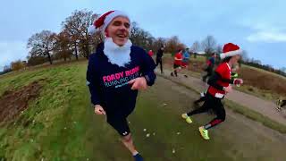 Christmas Day Parkrun at Bushy Park [upl. by Ahsikin]