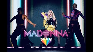 Madonna  Justify My love Pride Remix Studio Version Visuals [upl. by Gnouhk]