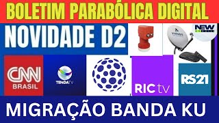 PARABÓLICA NEWS  STARONE D2 VÁRIAS NOVIDADES TV SÉCULO 21  MIGRAÇÃO BANDA KU [upl. by Dominga]