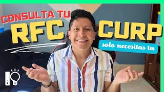 Como Consultar el RFC con CURP  Trámites SAT 2023  Ingenio Contable 💡 [upl. by Amador]