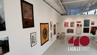 LASALLE40 Charity Art Auction preview exhibition walkthrough [upl. by Michaele]