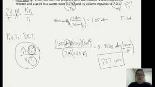 63 The Combined Gas Law and Avogadros Law [upl. by Affrica]