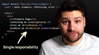 Single Responsibility Principle in React Design Patterns [upl. by Ermina150]