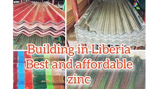 Building in liberia most cheapest and best different prices of zine in Liberia [upl. by Mauri]