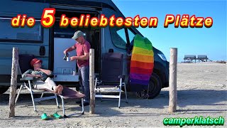 Mit dem Wohnmobil an den NordseeStrand 😍 🏖 TOP 5 Wohnmobilstellplätze 2021 🔥 alle neuen Infos hier [upl. by Nnylram]