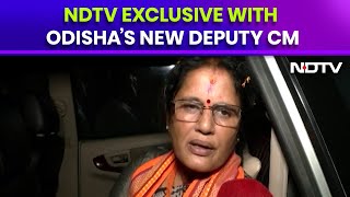 Odisha Govt News  Pravati Parida To NDTV quotNever Thought About Becoming Deputy Chief Ministerquot [upl. by Leontine745]