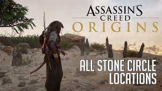 Assassins Creed Origins All Stone Circle Locations Bayeks Promise Side Quest [upl. by Anni]