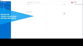 MiCollab Cross Launching MiTeams Meetings MiVoice Business [upl. by Avrom790]