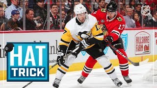 Bryan Rust collects second career hat trick [upl. by Oniluap]