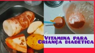 vitamina saudável pra crianças diabéticas frutascafesauderemediovitaminasaudavel [upl. by Melli]