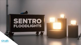 Introducing SENTRO FLOODLIGHTS ☀ Ovia Lighting [upl. by Llimaj]