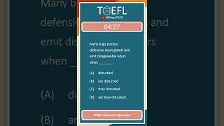 TOEFL Grammar Practice 265  Structure Questions Reduced Adverb Clause [upl. by Assiral878]