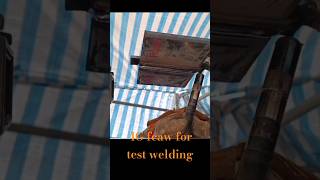 4G for test fcaw welding fcaw4Gyoutubeshorts shorts [upl. by Warford540]