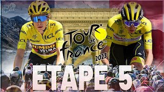 TOUR DE FRANCE 2023  ETAPE 5  PAU › LARUNS 1627 Km [upl. by Anyaj]