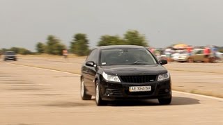 Vauxhall Vectra 28T VXR vs Audi 30TDI vs BMW 535d vs BMW 540 vs BMW 530 drag racing [upl. by Sivrahc]