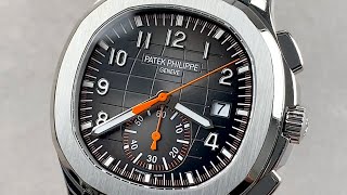 Patek Philippe Aquanaut Chronograph 5968A001 Patek Philippe Watch Review [upl. by Terencio851]