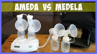 Medela Pump In Style vs Ameda Purely Yours Double Electric Breast Pump Comparison Review [upl. by Sirraf]