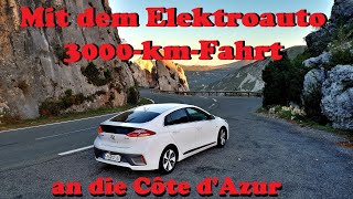 IONIQ Elektroauto Roadtrip nach Südfrankreich 3000 km [upl. by Parent]