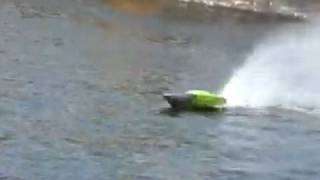 Amazing Rc Twin Engine Powerboat Sound [upl. by Kirima]