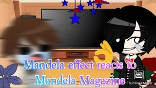 Mandela catalogue Reacts to Mandela Magazine°Gacha club°Mandela Catalogue°100 special° [upl. by Cardwell]