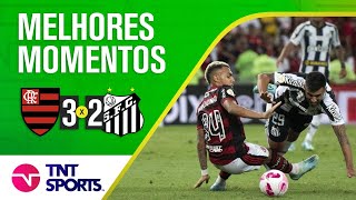 O VAR ROUBOU A CENA NO MARACANÃ  Flamengo 3x2 Santos  Brasileirão 2022 [upl. by Anyrak738]