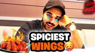 Eating The Most Spiciest Wings In The World😱  Insane Heat 🌶🔥  Malik Anas [upl. by Nodnol]