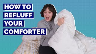 How To Refluff Your Comforter [upl. by Enneiviv]