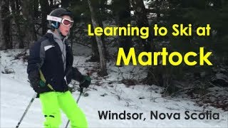 Learning to Ski at Martock Nova Scotia [upl. by Annagroeg]