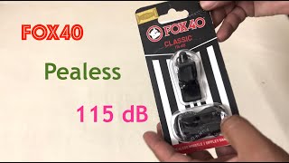 Fox 40 Classic Official Whistle with Break Away Lanyard [upl. by Arotahs]