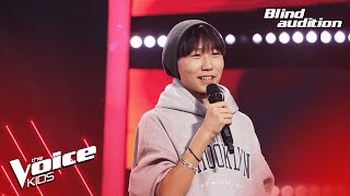 ChinguunE  quotUntil I Found Youquot  Blind Audition  The Voice Kids Mongolia 2024 [upl. by Nahgaem]