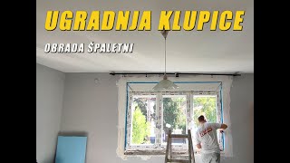 Obrada špaletni oko ugrađenog prozora i ugradnja pvc klupice [upl. by Yrreb]