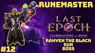 Rahyen The Black Sun Boss  Last Epoch 1112  Gameplay PL  Runemaster Build [upl. by Parish]